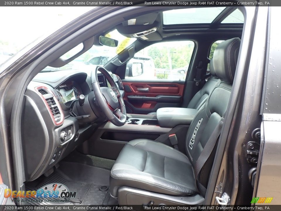 Front Seat of 2020 Ram 1500 Rebel Crew Cab 4x4 Photo #12