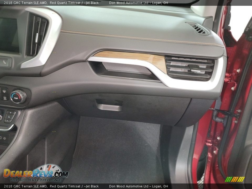 2018 GMC Terrain SLE AWD Red Quartz Tintcoat / ­Jet Black Photo #28