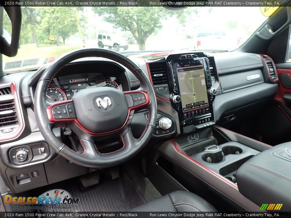 Dashboard of 2020 Ram 1500 Rebel Crew Cab 4x4 Photo #14