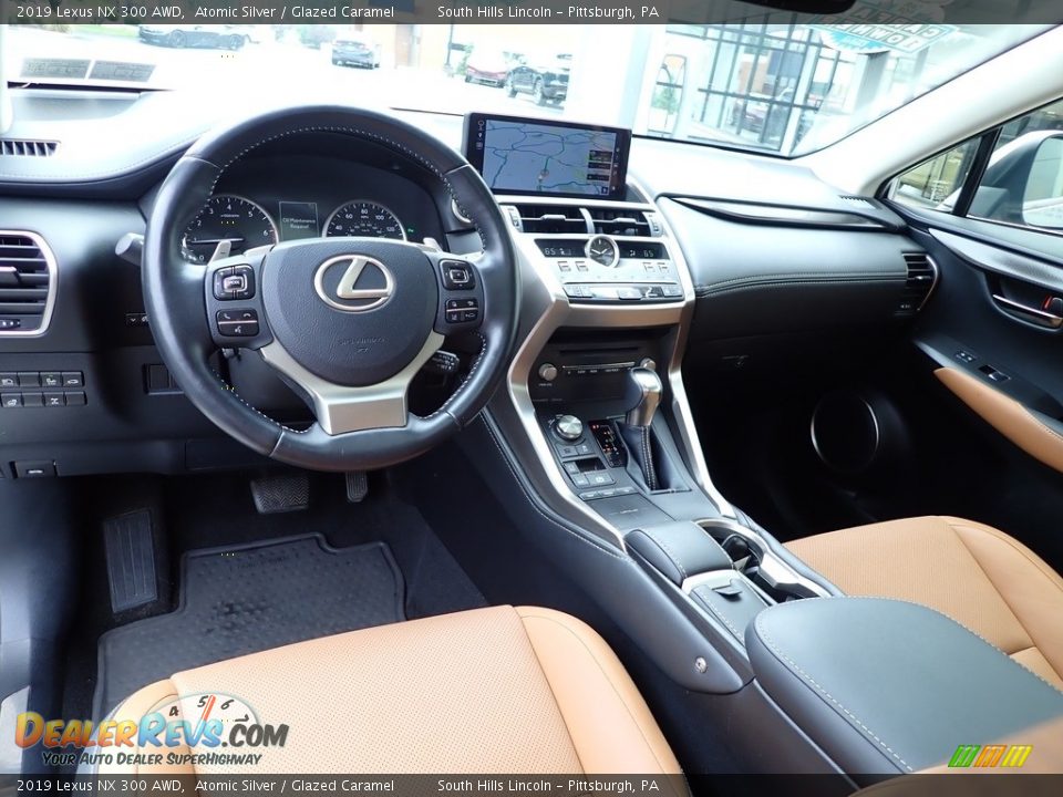 2019 Lexus NX 300 AWD Atomic Silver / Glazed Caramel Photo #17