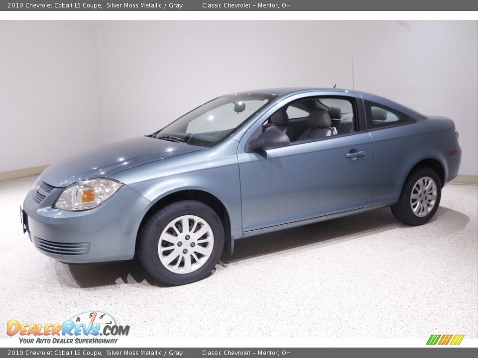 2010 Chevrolet Cobalt LS Coupe Silver Moss Metallic / Gray Photo #3