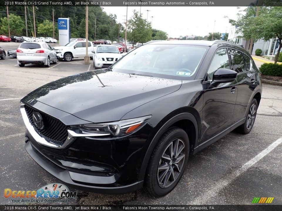 2018 Mazda CX-5 Grand Touring AWD Jet Black Mica / Black Photo #1