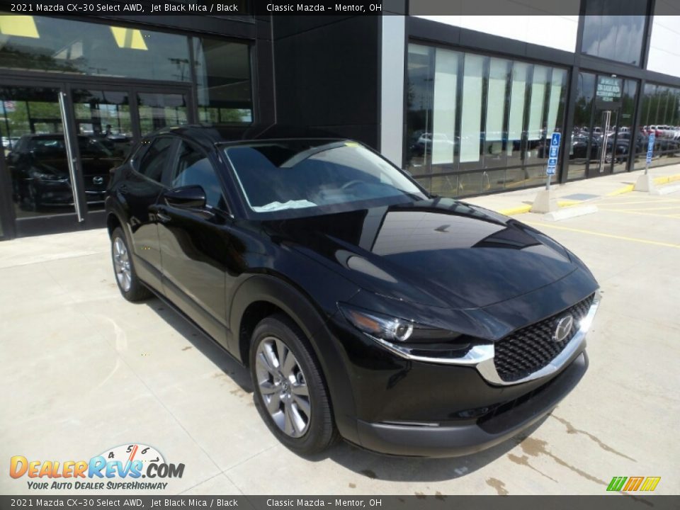 2021 Mazda CX-30 Select AWD Jet Black Mica / Black Photo #1