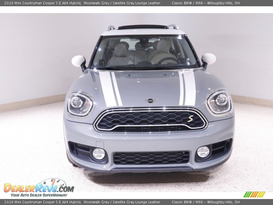 2019 Mini Countryman Cooper S E All4 Hybrid Moonwalk Grey / Satellite Gray Lounge Leather Photo #2