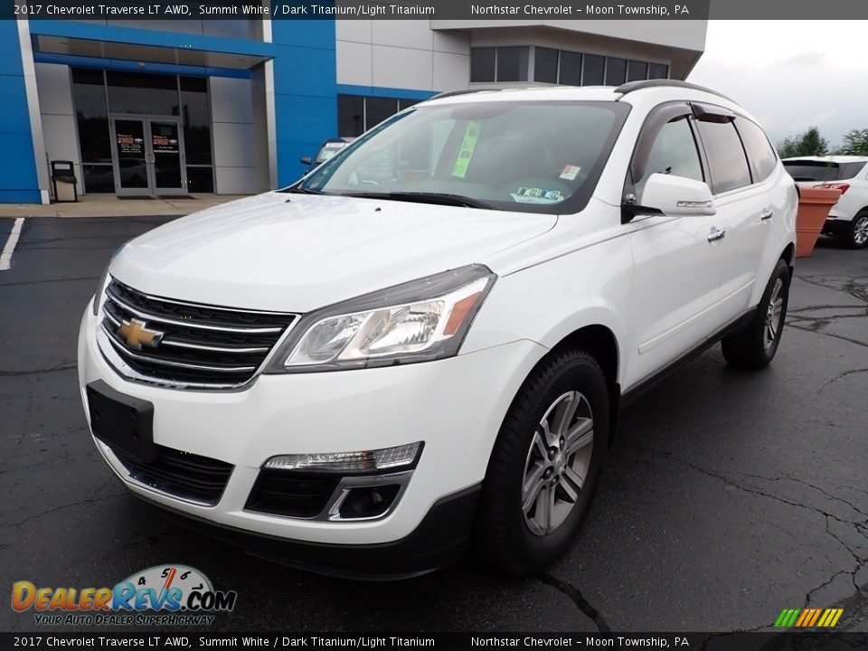 2017 Chevrolet Traverse LT AWD Summit White / Dark Titanium/Light Titanium Photo #2