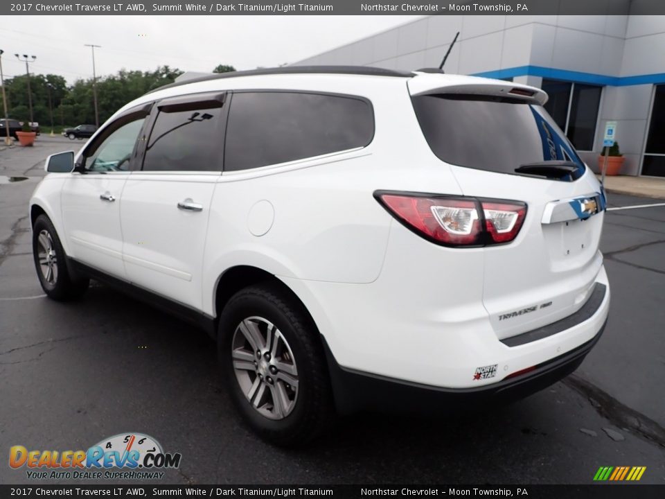 2017 Chevrolet Traverse LT AWD Summit White / Dark Titanium/Light Titanium Photo #4