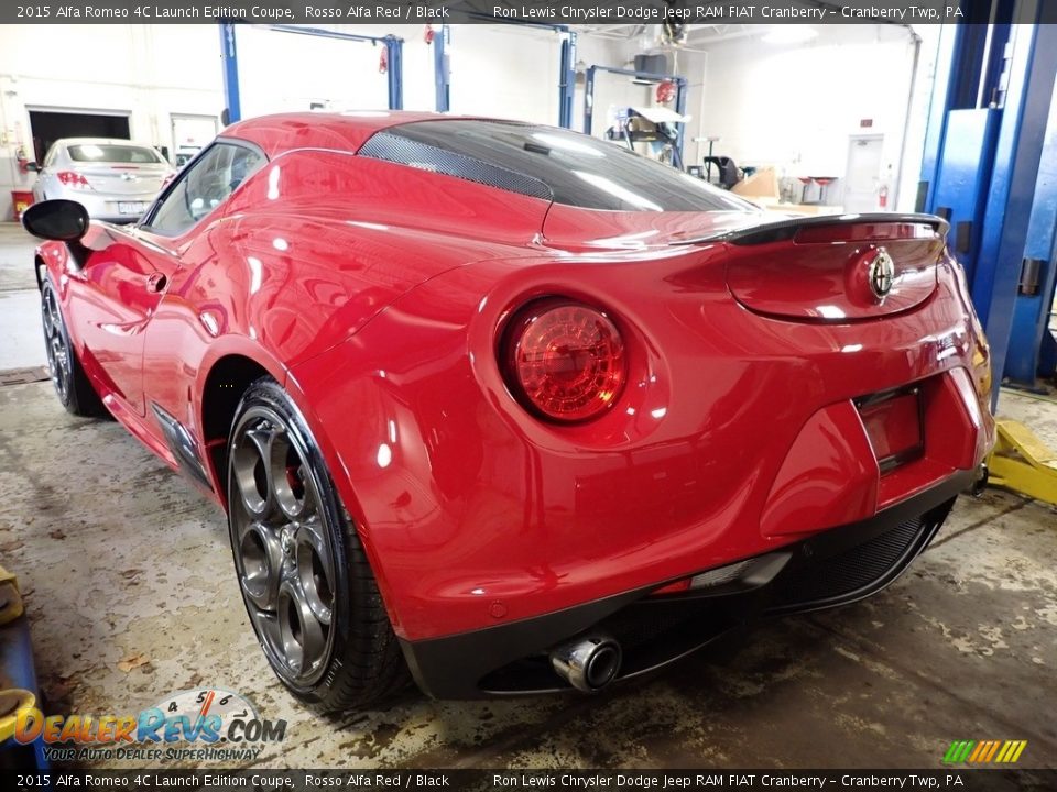 2015 Alfa Romeo 4C Launch Edition Coupe Rosso Alfa Red / Black Photo #16