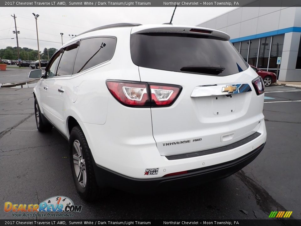 2017 Chevrolet Traverse LT AWD Summit White / Dark Titanium/Light Titanium Photo #5