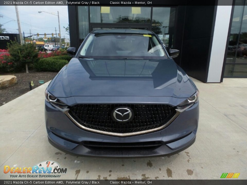 2021 Mazda CX-5 Carbon Edition AWD Polymetal Gray / Black Photo #2