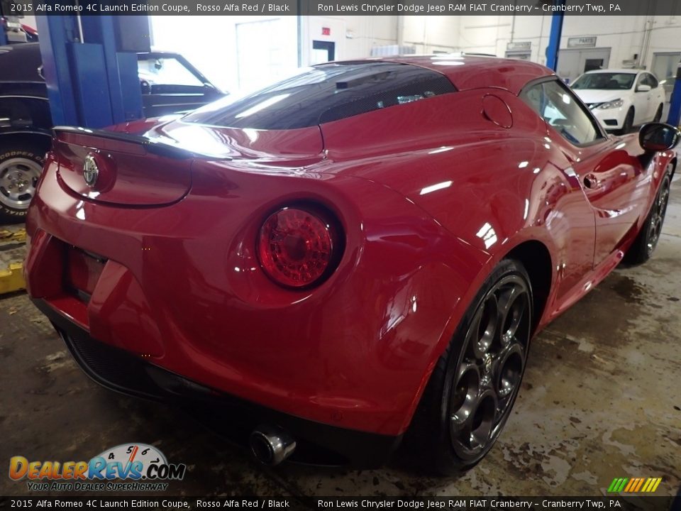 2015 Alfa Romeo 4C Launch Edition Coupe Rosso Alfa Red / Black Photo #19