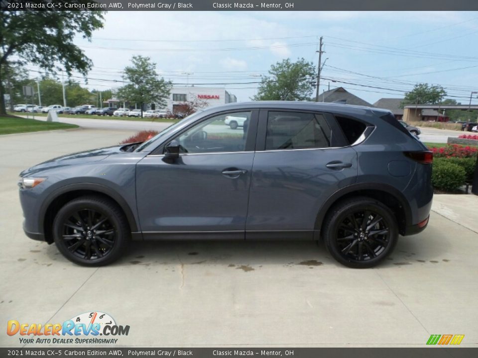 2021 Mazda CX-5 Carbon Edition AWD Polymetal Gray / Black Photo #6