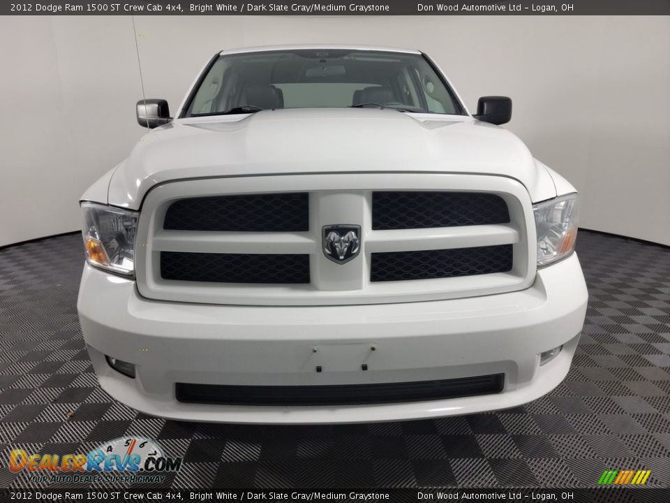 2012 Dodge Ram 1500 ST Crew Cab 4x4 Bright White / Dark Slate Gray/Medium Graystone Photo #3