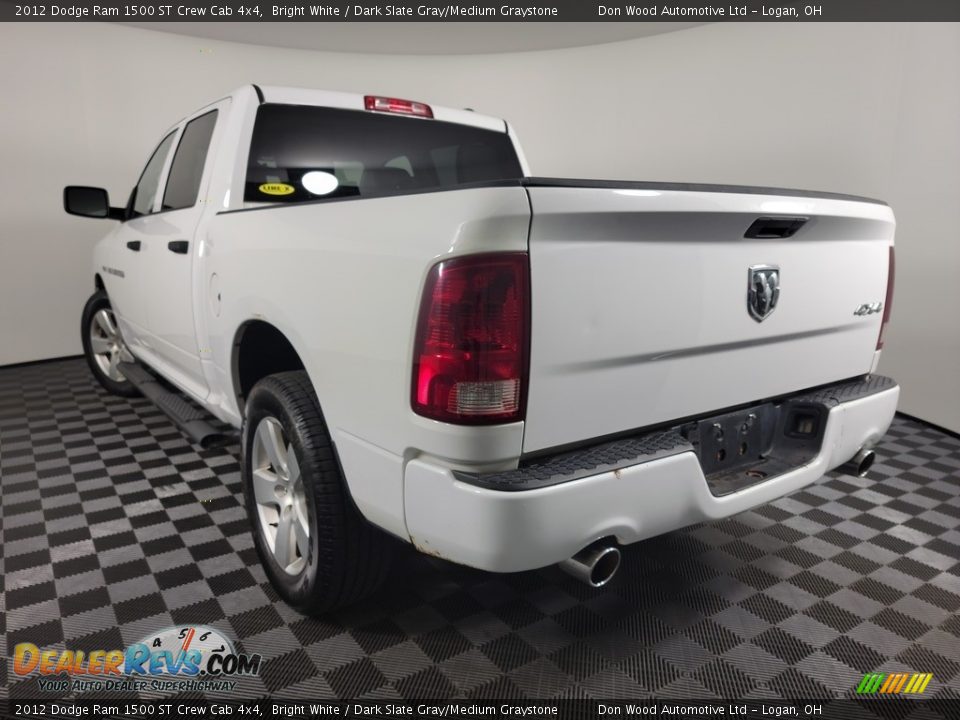 2012 Dodge Ram 1500 ST Crew Cab 4x4 Bright White / Dark Slate Gray/Medium Graystone Photo #6