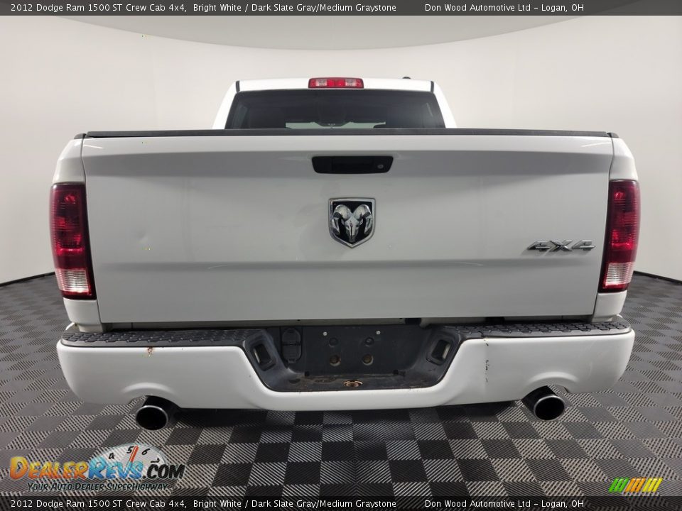 2012 Dodge Ram 1500 ST Crew Cab 4x4 Bright White / Dark Slate Gray/Medium Graystone Photo #7
