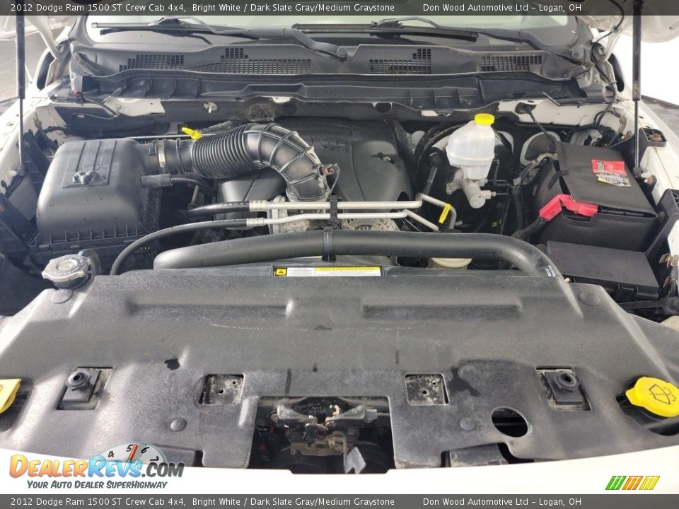 2012 Dodge Ram 1500 ST Crew Cab 4x4 Bright White / Dark Slate Gray/Medium Graystone Photo #11