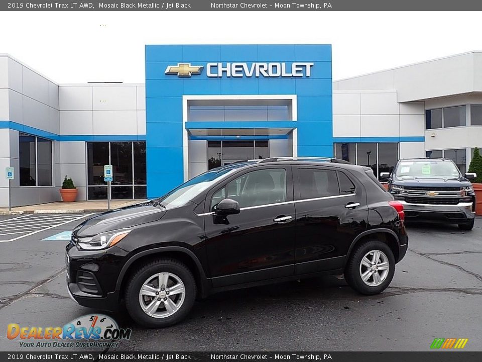 2019 Chevrolet Trax LT AWD Mosaic Black Metallic / Jet Black Photo #1