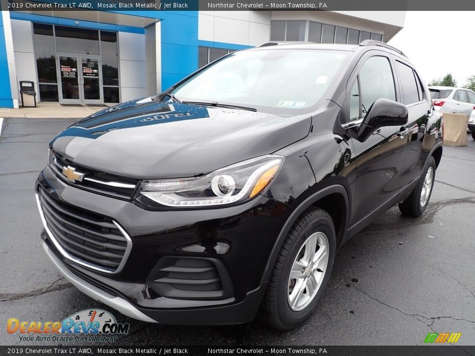 2019 Chevrolet Trax LT AWD Mosaic Black Metallic / Jet Black Photo #2