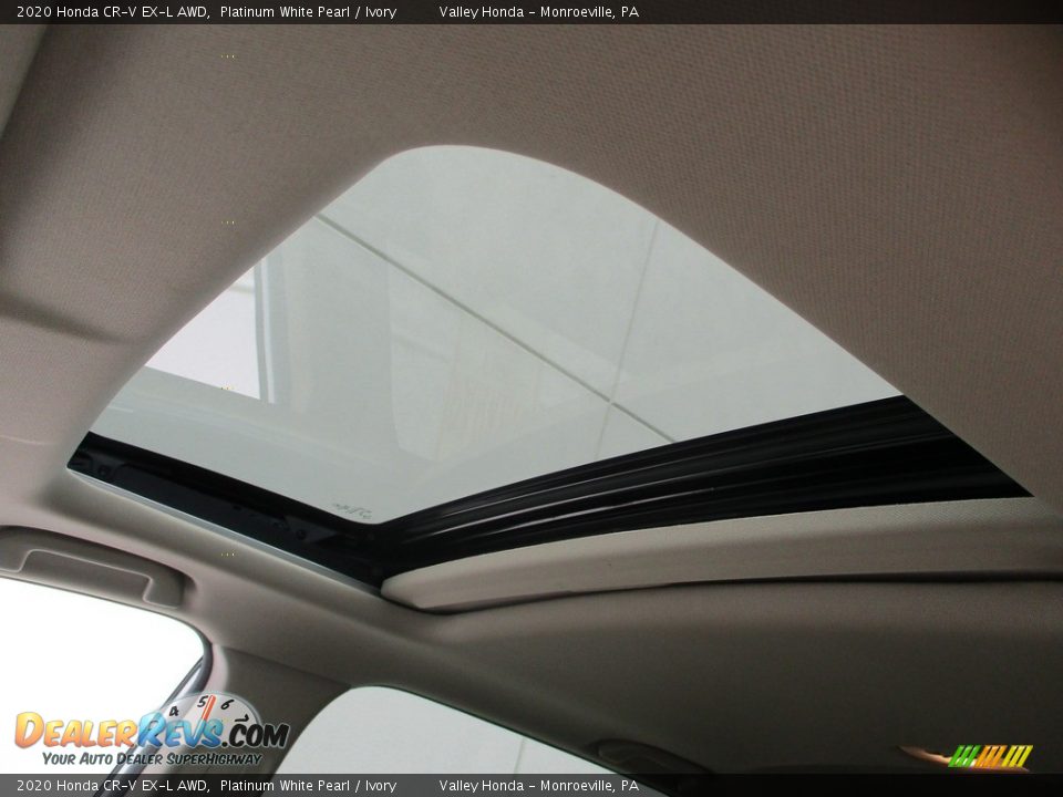 2020 Honda CR-V EX-L AWD Platinum White Pearl / Ivory Photo #10