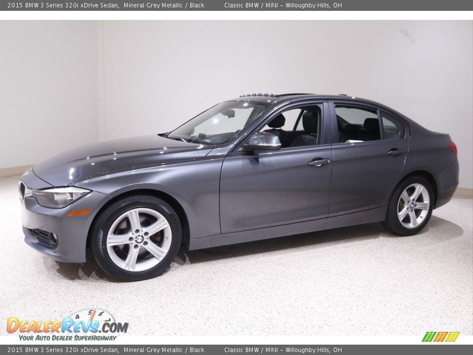 2015 BMW 3 Series 320i xDrive Sedan Mineral Grey Metallic / Black Photo #3