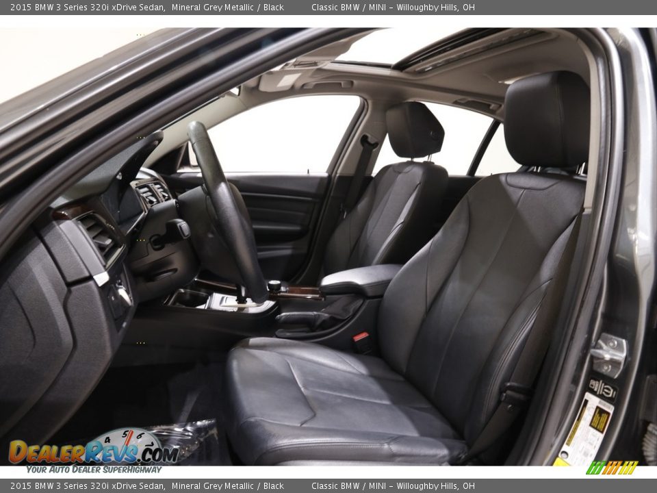 2015 BMW 3 Series 320i xDrive Sedan Mineral Grey Metallic / Black Photo #5
