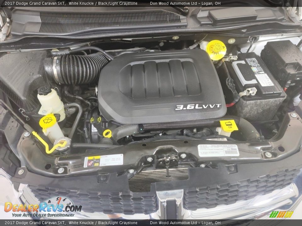 2017 Dodge Grand Caravan SXT White Knuckle / Black/Light Graystone Photo #9