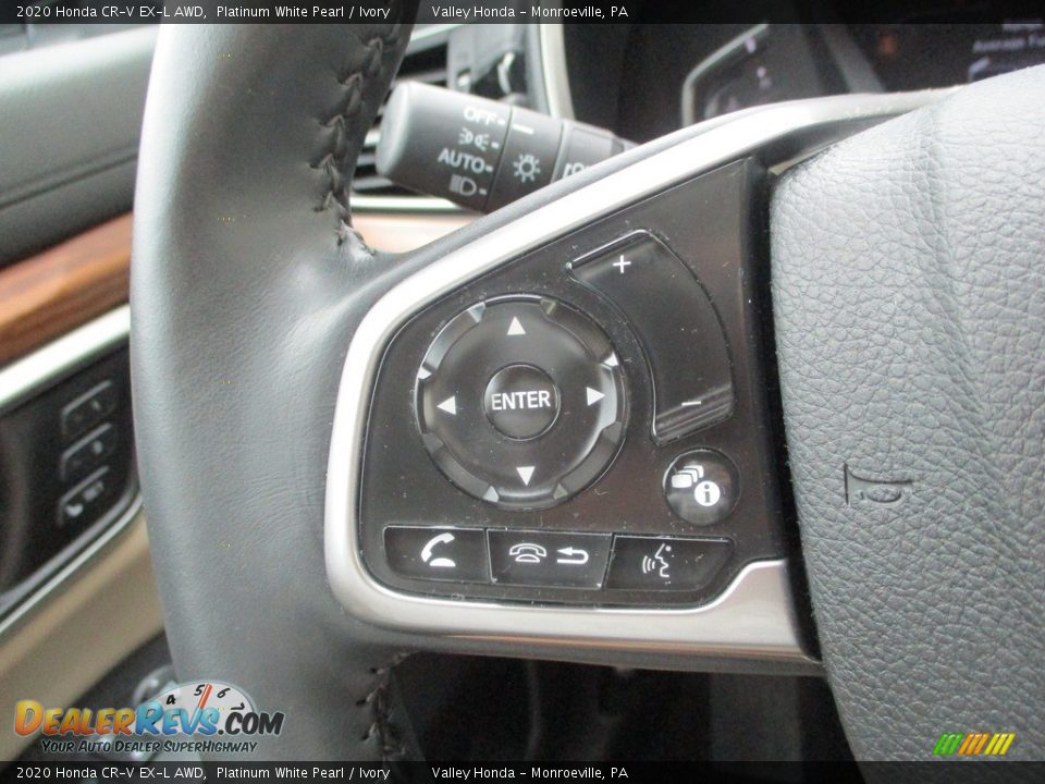 2020 Honda CR-V EX-L AWD Platinum White Pearl / Ivory Photo #17