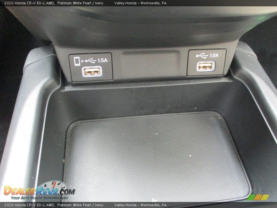2020 Honda CR-V EX-L AWD Platinum White Pearl / Ivory Photo #18