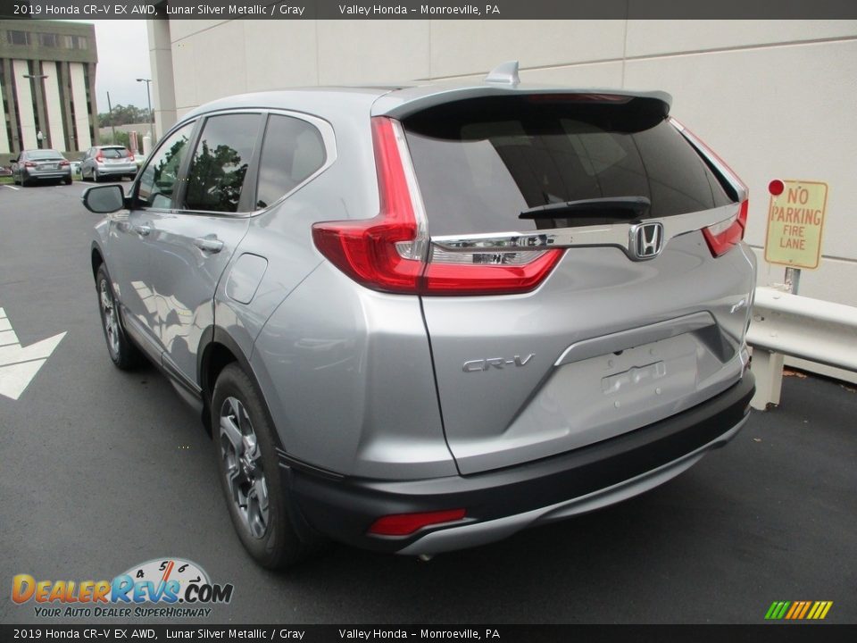 2019 Honda CR-V EX AWD Lunar Silver Metallic / Gray Photo #3