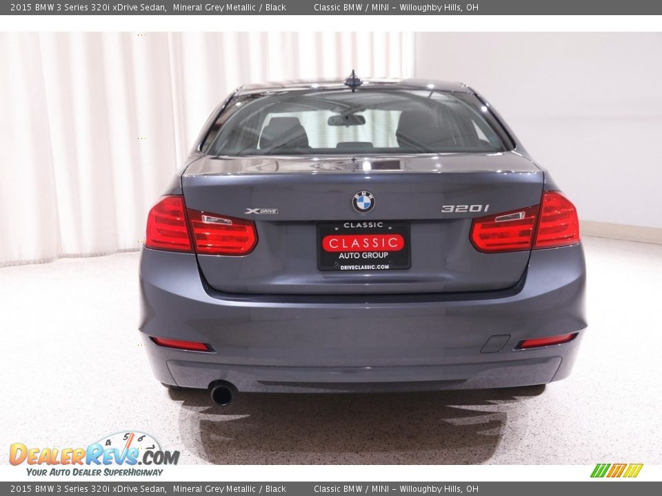 2015 BMW 3 Series 320i xDrive Sedan Mineral Grey Metallic / Black Photo #19