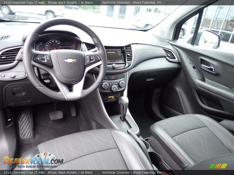 2019 Chevrolet Trax LT AWD Mosaic Black Metallic / Jet Black Photo #22