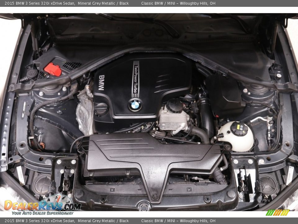 2015 BMW 3 Series 320i xDrive Sedan Mineral Grey Metallic / Black Photo #20
