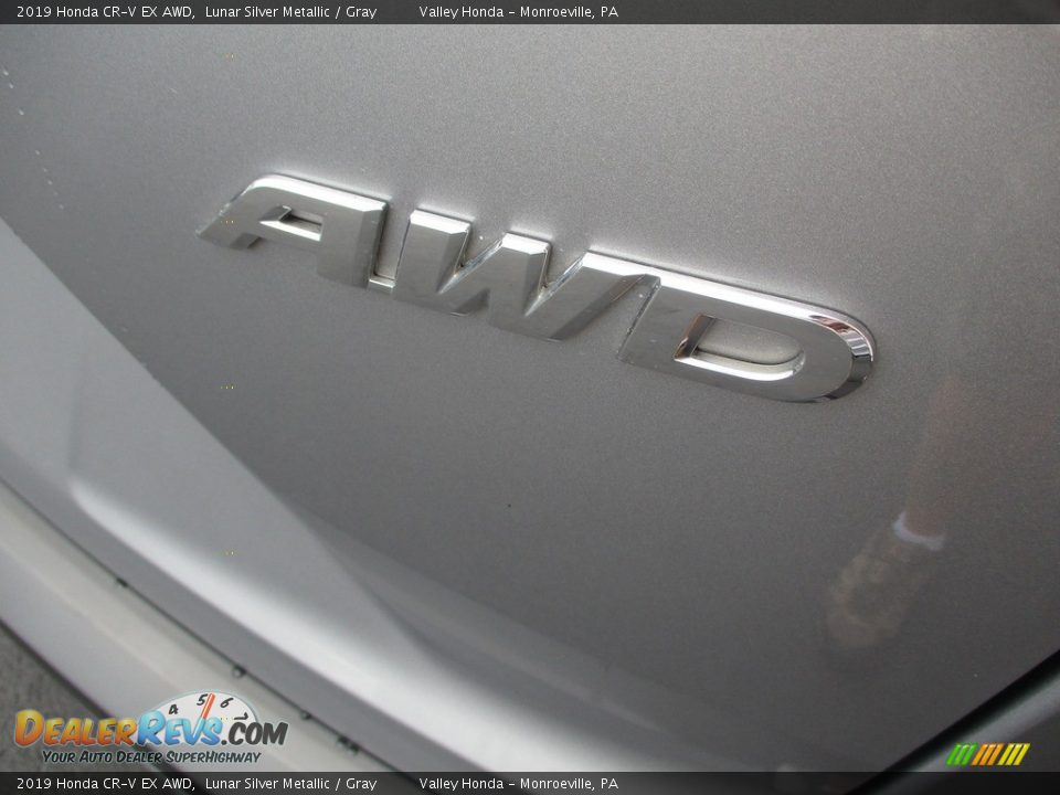 2019 Honda CR-V EX AWD Lunar Silver Metallic / Gray Photo #6