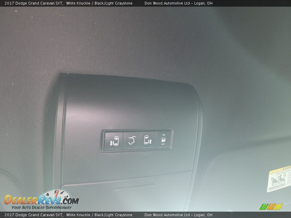 2017 Dodge Grand Caravan SXT White Knuckle / Black/Light Graystone Photo #21
