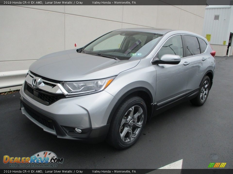 2019 Honda CR-V EX AWD Lunar Silver Metallic / Gray Photo #10