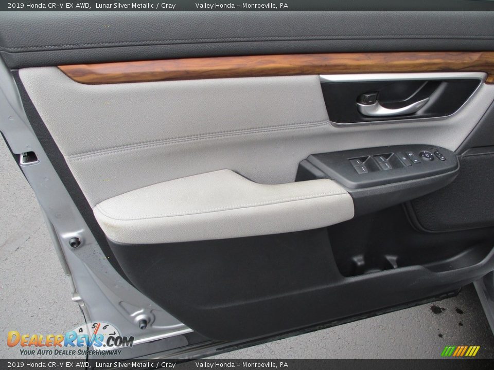 2019 Honda CR-V EX AWD Lunar Silver Metallic / Gray Photo #11