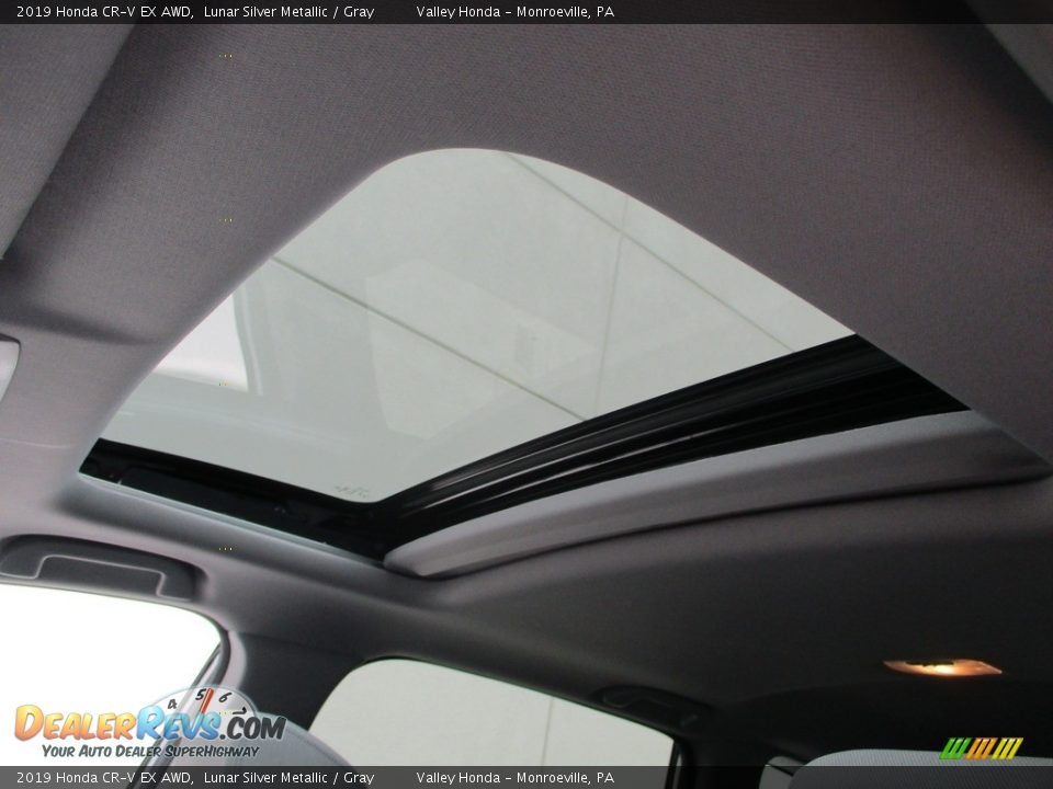 2019 Honda CR-V EX AWD Lunar Silver Metallic / Gray Photo #12