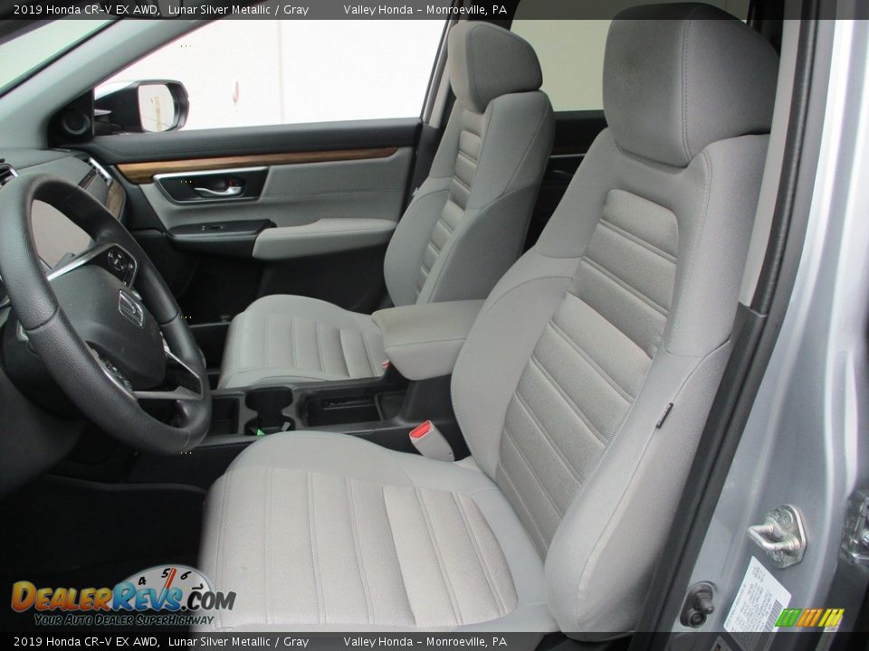 2019 Honda CR-V EX AWD Lunar Silver Metallic / Gray Photo #13