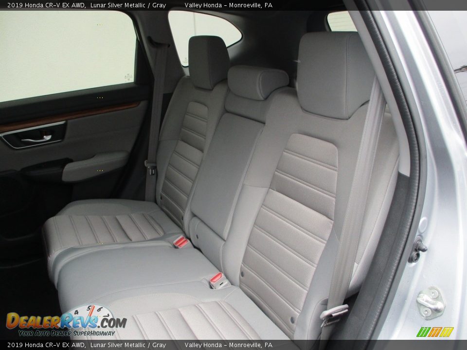 2019 Honda CR-V EX AWD Lunar Silver Metallic / Gray Photo #14