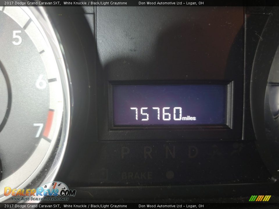 2017 Dodge Grand Caravan SXT White Knuckle / Black/Light Graystone Photo #30