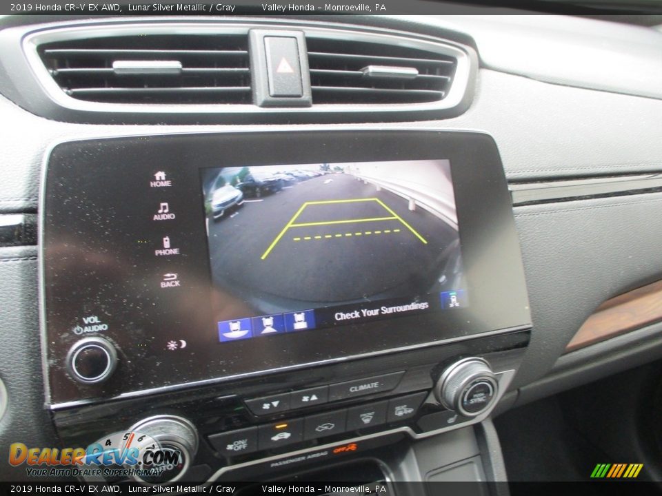 2019 Honda CR-V EX AWD Lunar Silver Metallic / Gray Photo #17