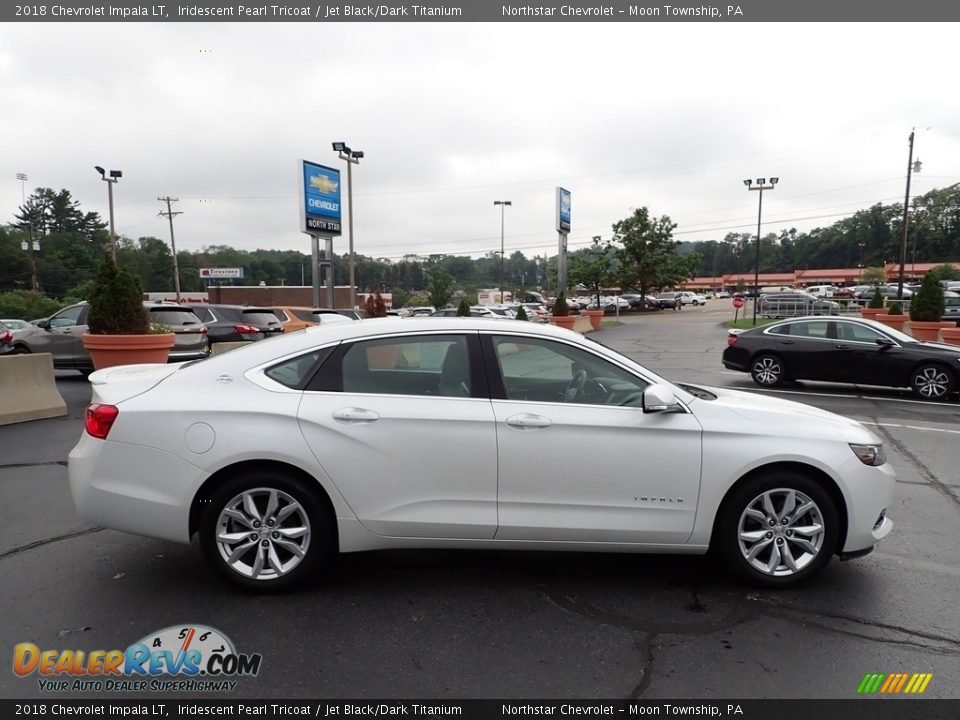 2018 Chevrolet Impala LT Iridescent Pearl Tricoat / Jet Black/Dark Titanium Photo #10