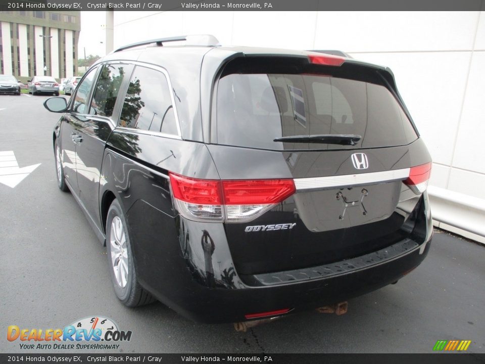 2014 Honda Odyssey EX Crystal Black Pearl / Gray Photo #3