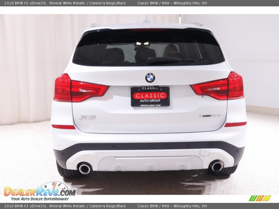 2019 BMW X3 xDrive30i Mineral White Metallic / Canberra Beige/Black Photo #19