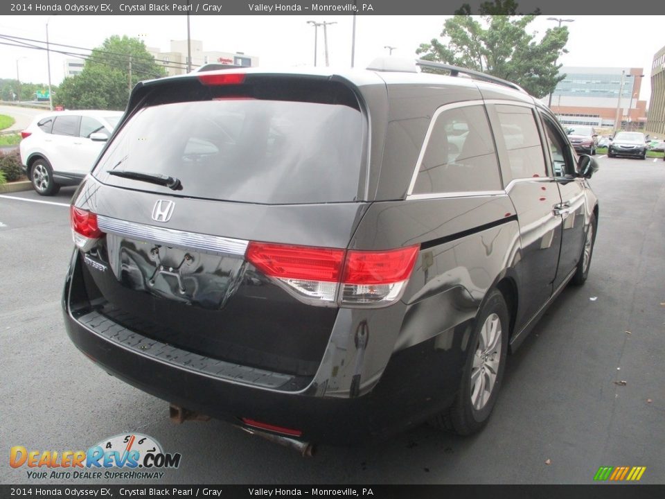 2014 Honda Odyssey EX Crystal Black Pearl / Gray Photo #5