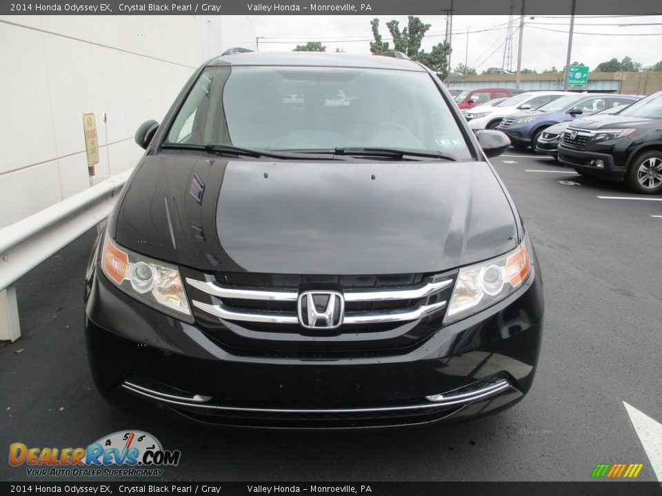 2014 Honda Odyssey EX Crystal Black Pearl / Gray Photo #8