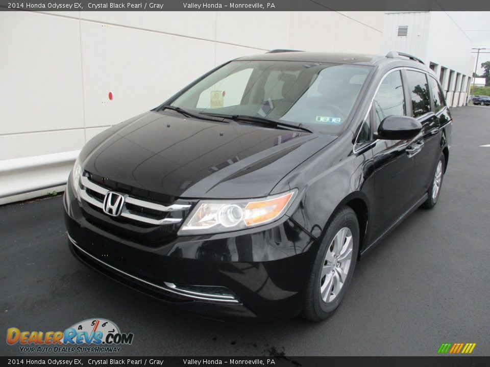 2014 Honda Odyssey EX Crystal Black Pearl / Gray Photo #9