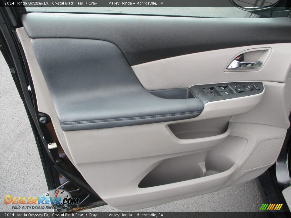 2014 Honda Odyssey EX Crystal Black Pearl / Gray Photo #10