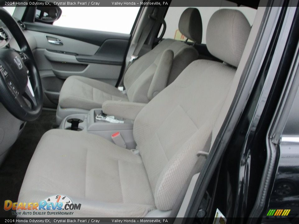 2014 Honda Odyssey EX Crystal Black Pearl / Gray Photo #11