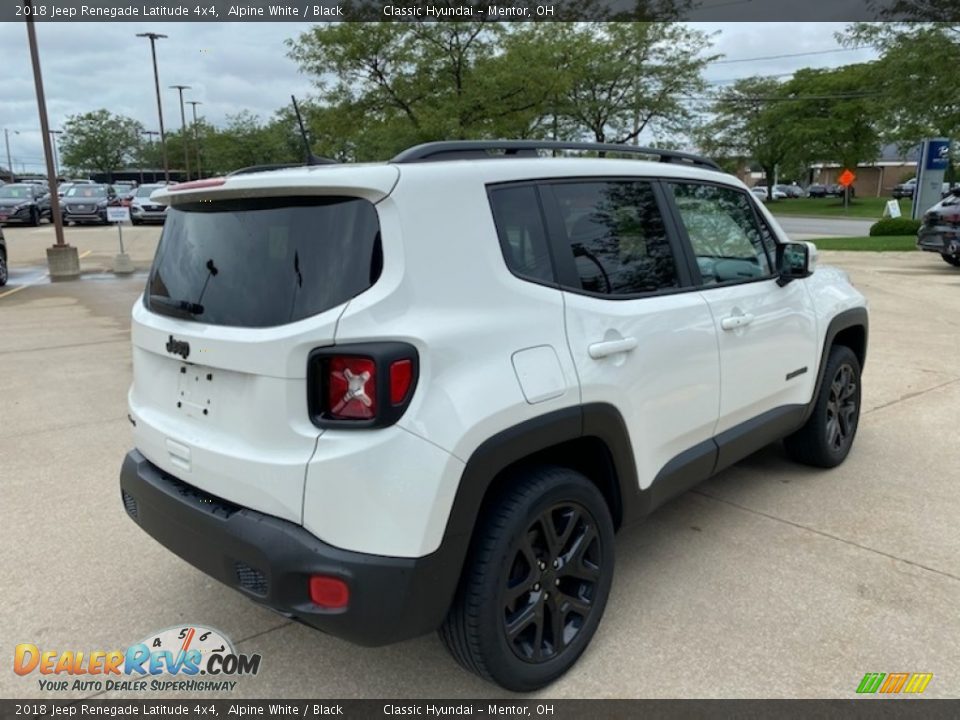2018 Jeep Renegade Latitude 4x4 Alpine White / Black Photo #2