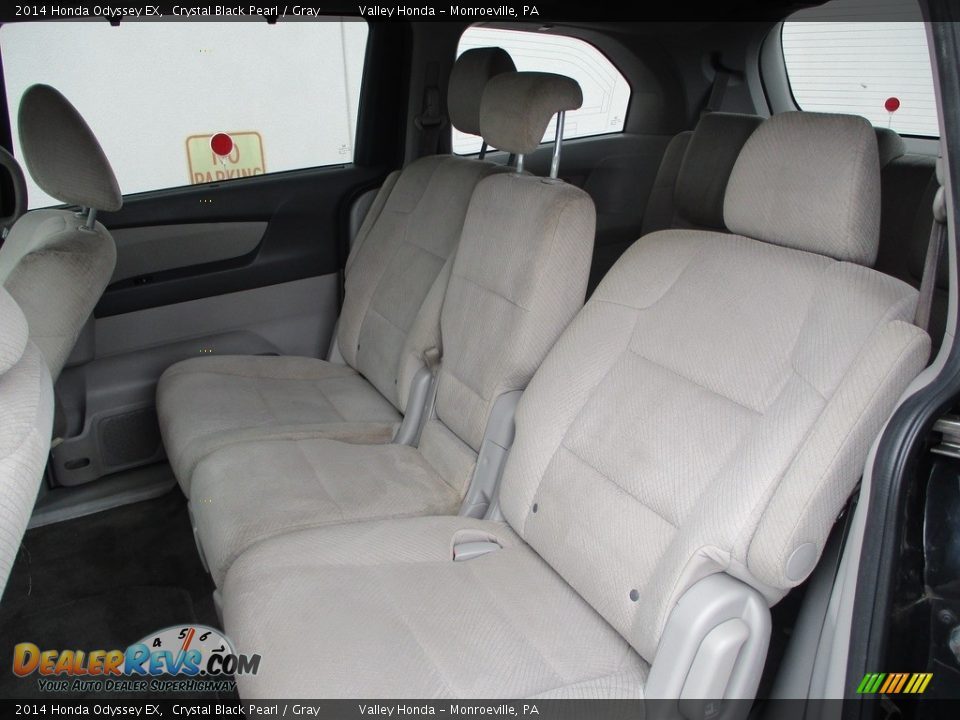 2014 Honda Odyssey EX Crystal Black Pearl / Gray Photo #12